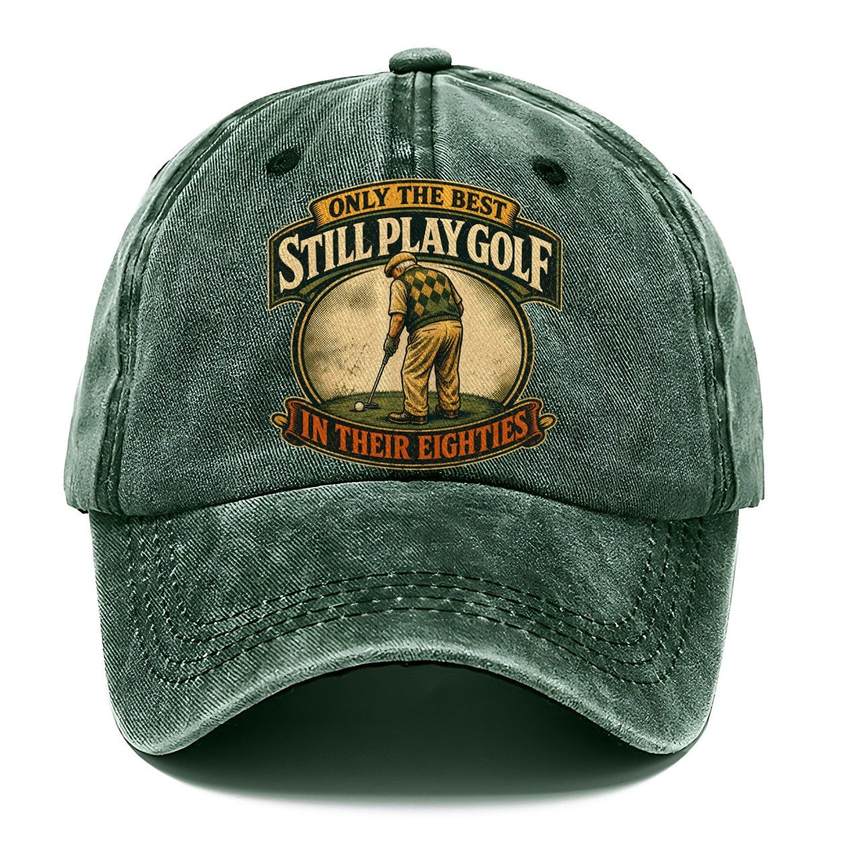 Still Play Golf in Their Eighties Classic Cap – Forest Mist