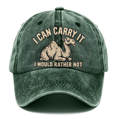 Camel Rather Not No Worm Club Classic Cap – Forest Mist