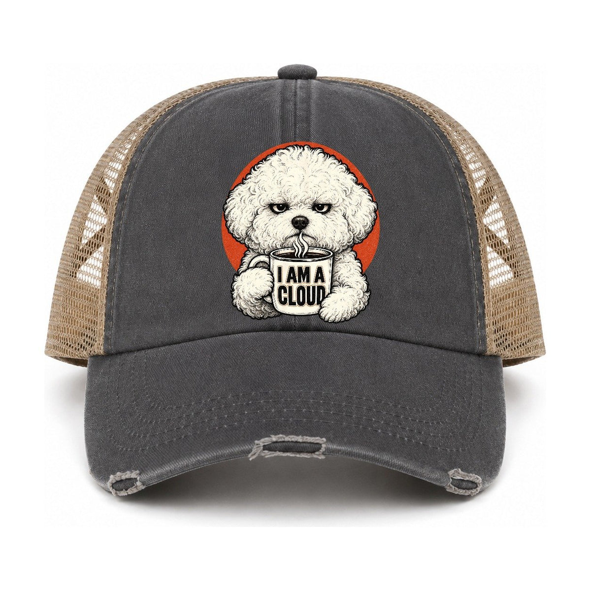 Charcoal-Khaki — front view