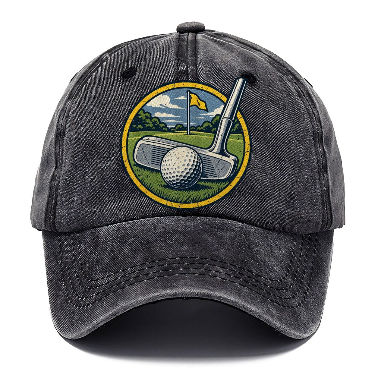 Putter And Ball Circle Golf Life Classic Cap – Graphite