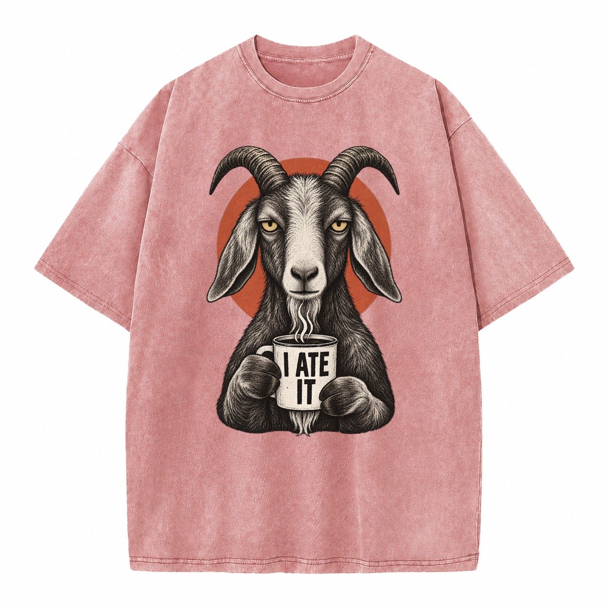 Goat Mug Truths Vintage T-shirt – Dusty Rose