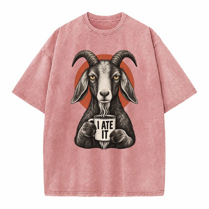 Goat Mug Truths Vintage T-shirt – Dusty Rose