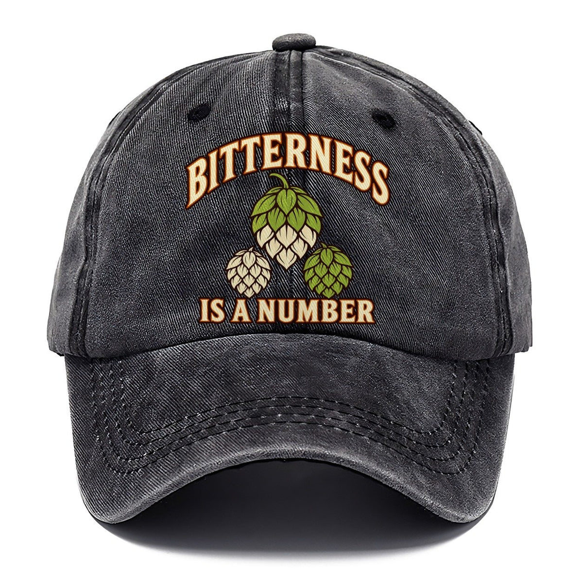 Bitterness Is A Number Homebrewing Classic Cap – Graphite