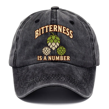 Bitterness Is A Number Homebrewing Classic Cap – Graphite