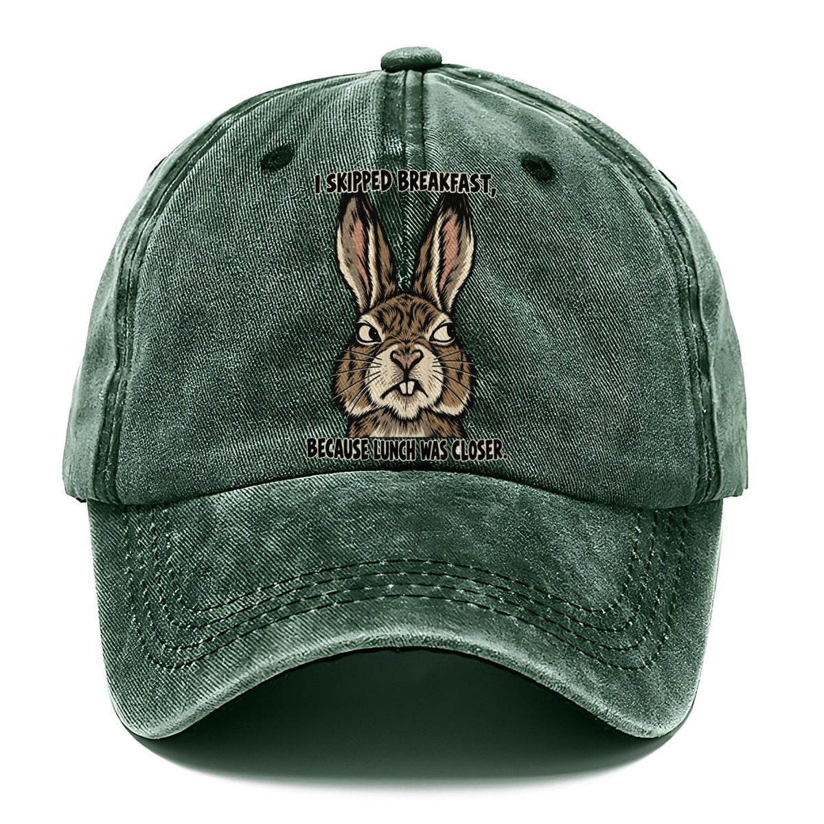 I Skipped Breakfast Feral Logic Classic Cap – Forest Mist