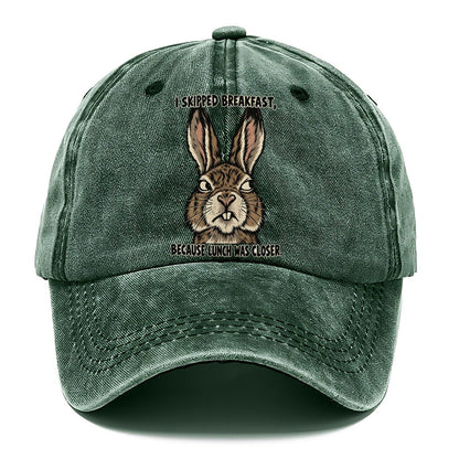 I Skipped Breakfast Feral Logic Classic Cap – Forest Mist