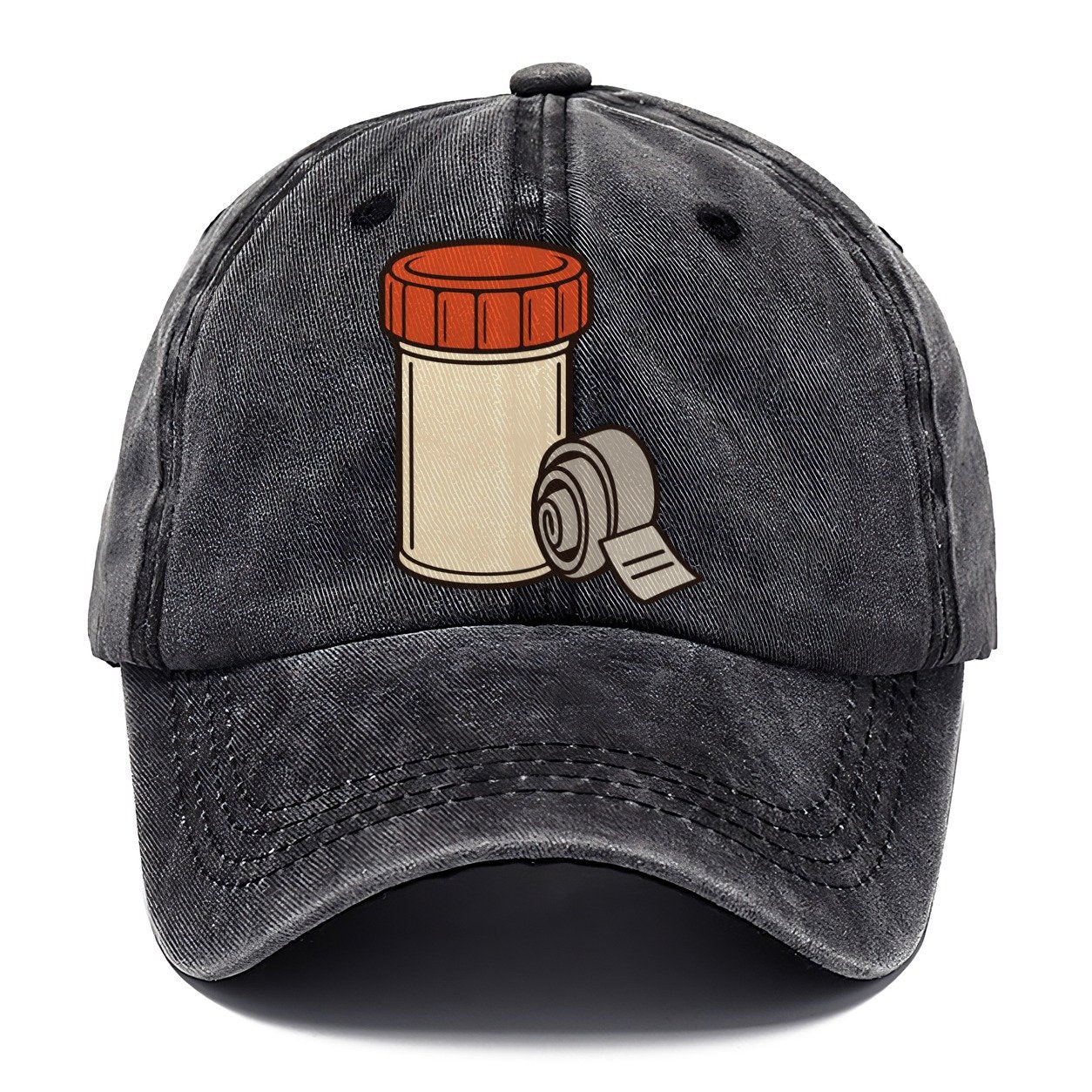 Micro Tube And Log Roll Geocaching Classic Cap – Graphite