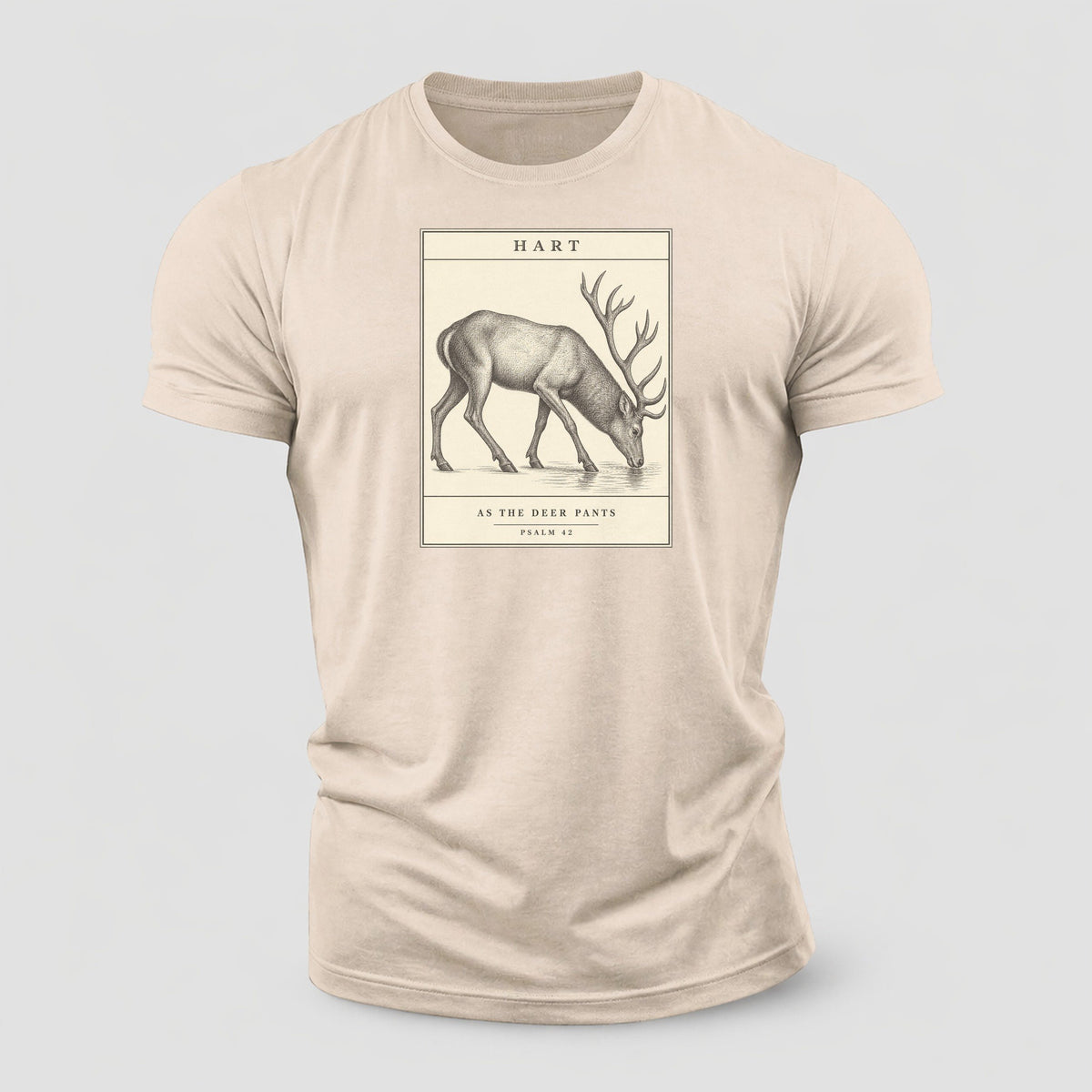 Hart Specimen Plate Creature Canticle Cotton T-Shirt – Sand