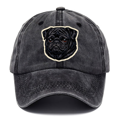 Black Pug Classic Cap – Graphite