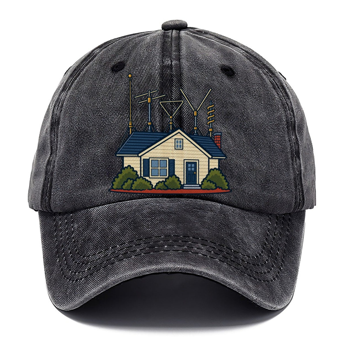 Antenna Filled Garden Amateur Radio Classic Cap – Graphite