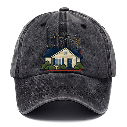 Antenna Filled Garden Amateur Radio Classic Cap – Graphite