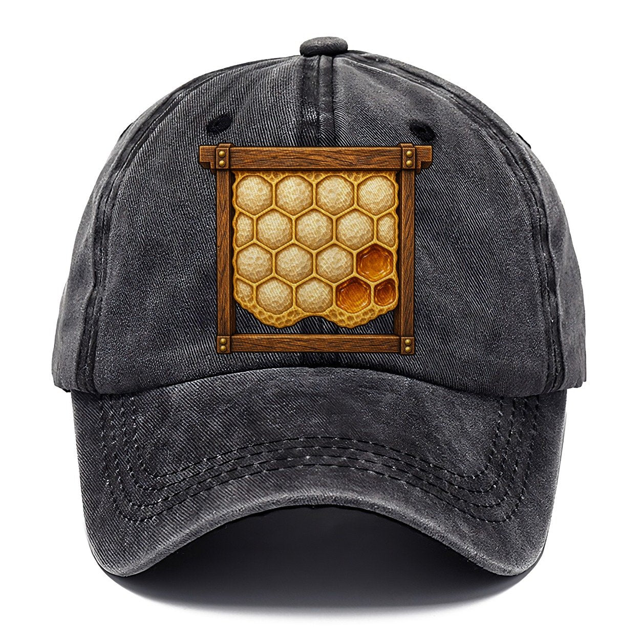 Capped Honey Frame Beekeeping Classic Cap – Graphite