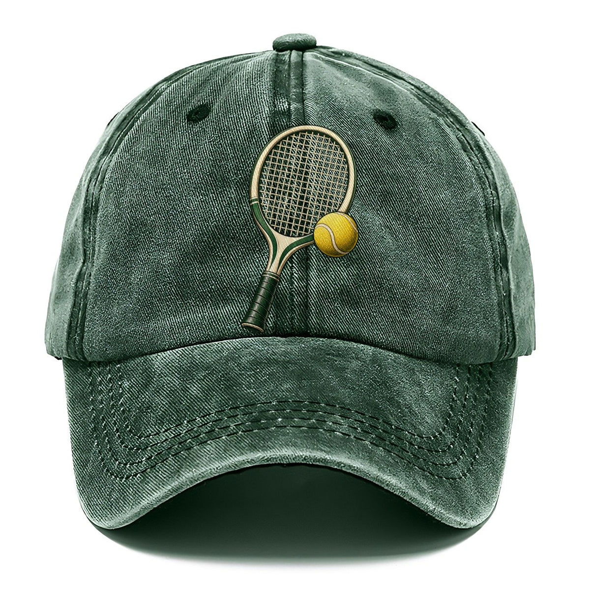 Tennis Racket Ball Balance Pastimes Companions Classic Cap – Forest Mist
