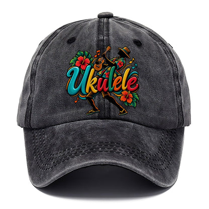 Ukulele Wordmark Music Instruments Classic Cap – Graphite