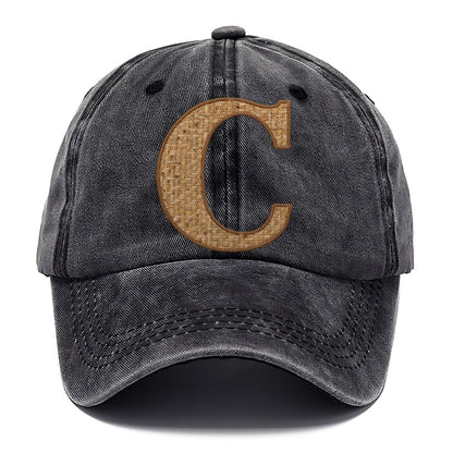 Woven Tweed C Monogram Classic Cap – Graphite