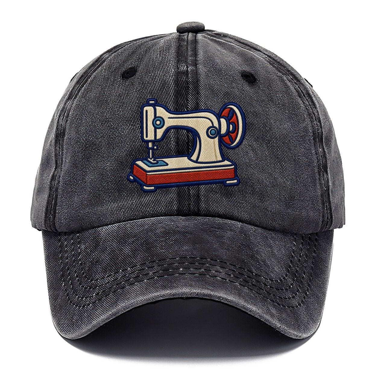 Sewing Machine Tiny Solo Marks Classic Cap – Graphite