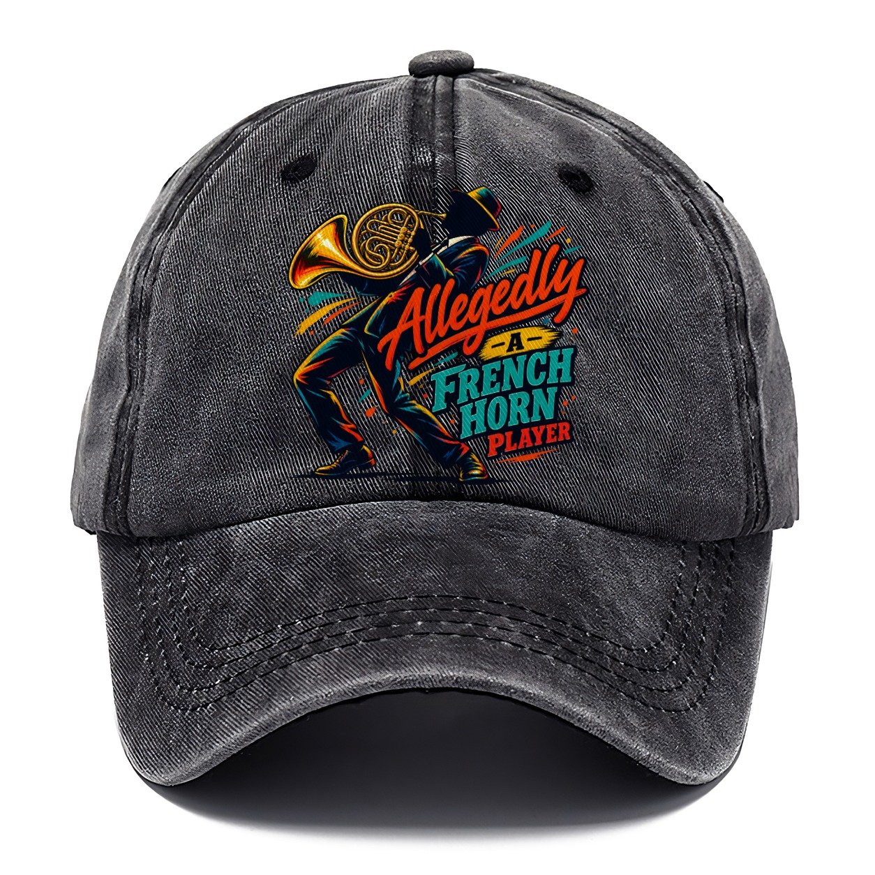 Allegedly A French Horn Player Music Instruments Classic Cap – Graphite
