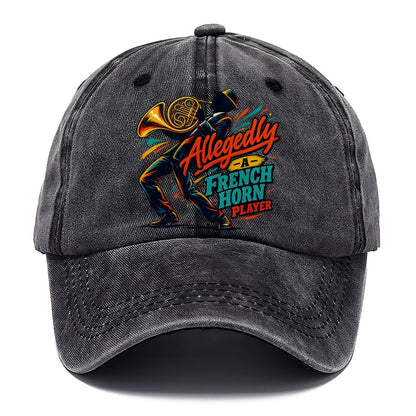 Allegedly A French Horn Player Music Instruments Classic Cap – Graphite