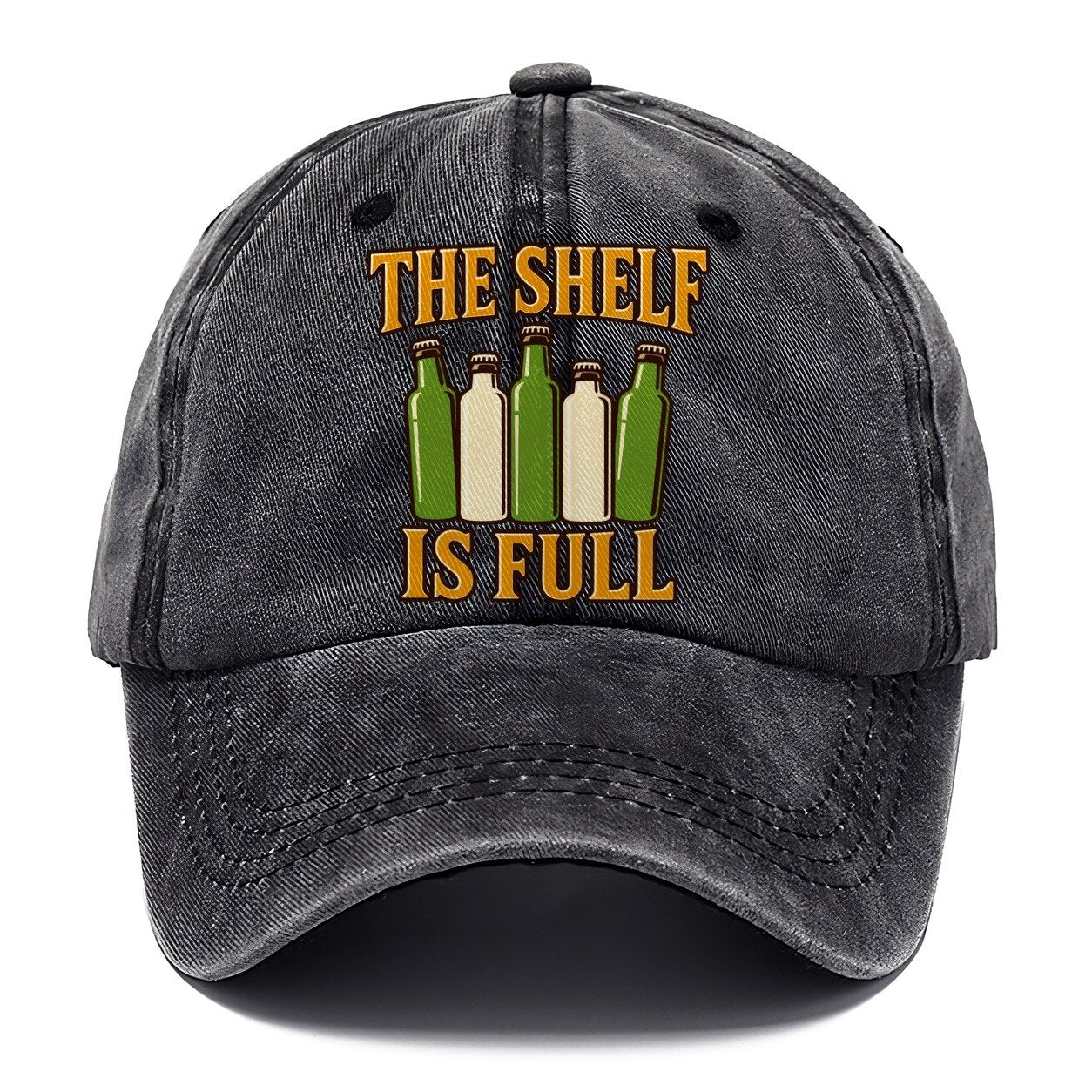 The Shelf Is Full Homebrewing Classic Cap – Graphite