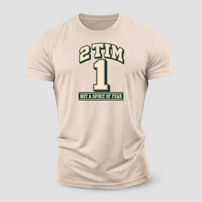 Timothy 1 Varsity Chapel Varsity Cotton T-Shirt – Sand