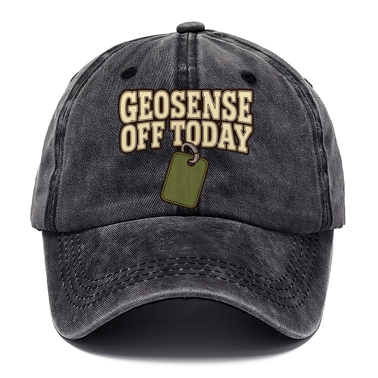 Geosense Off Today Geocaching Classic Cap – Graphite
