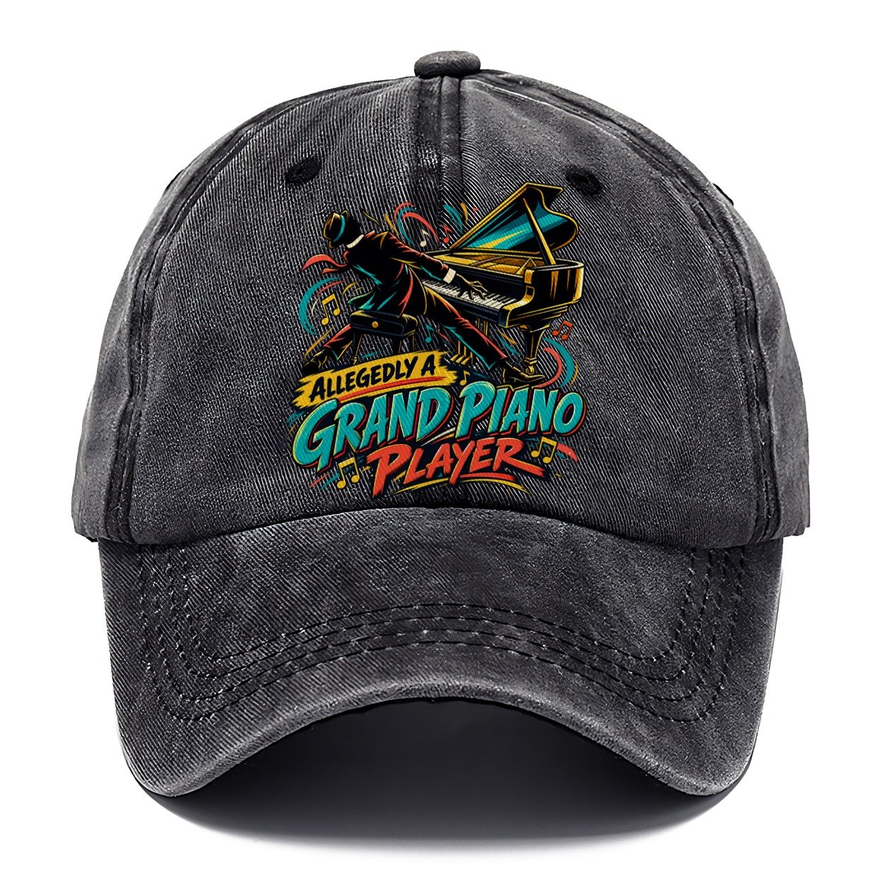 Allegedly A Grand Piano Player Music Instruments Classic Cap – Graphite