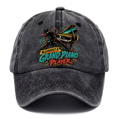 Allegedly A Grand Piano Player Music Instruments Classic Cap – Graphite