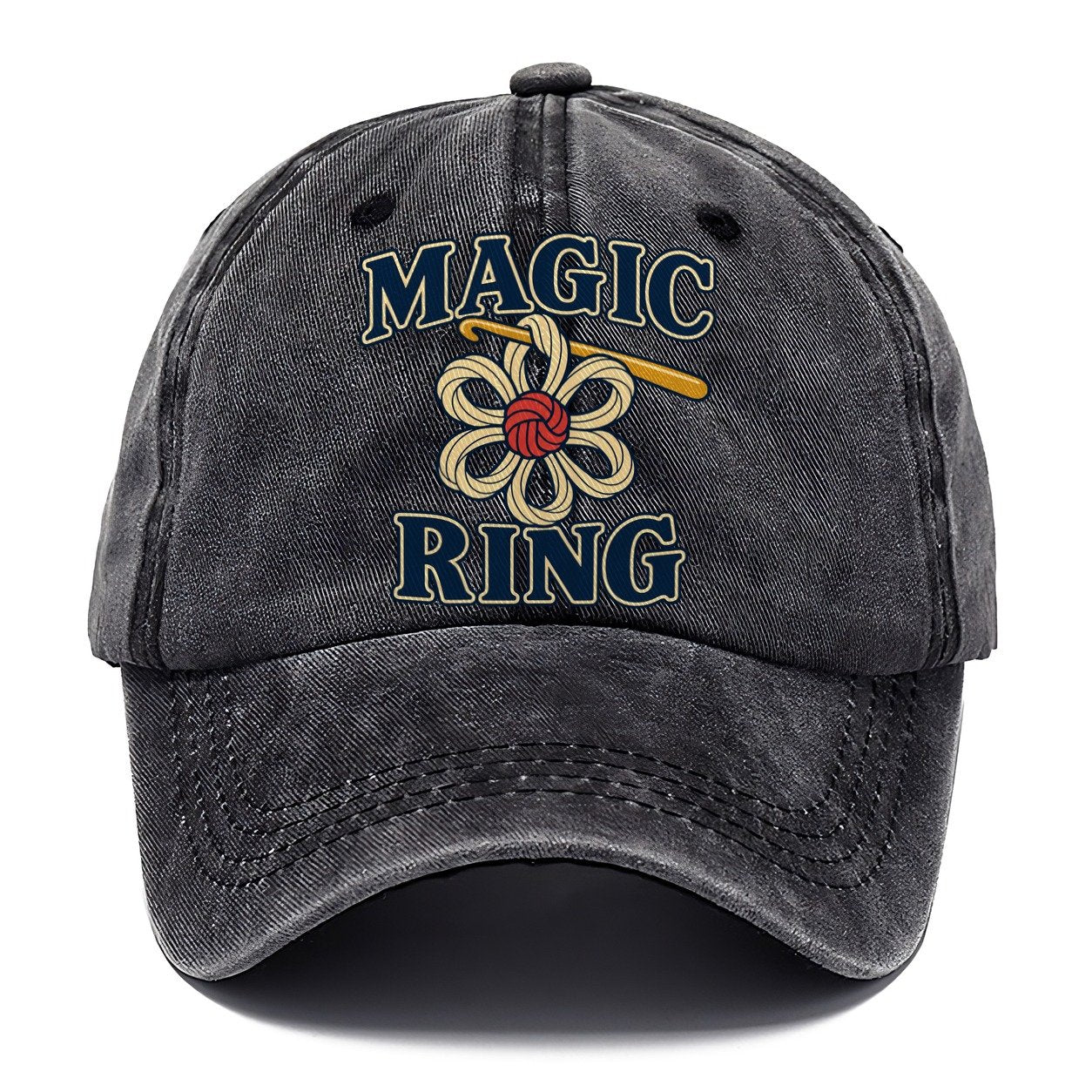 Magic Ring Yarn Crafts Classic Cap – Graphite
