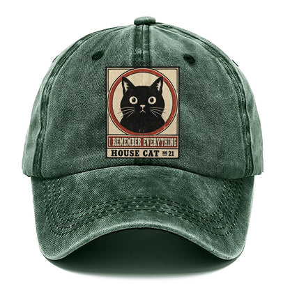 I Remember Everything Neko Says No Classic Cap – Forest Mist