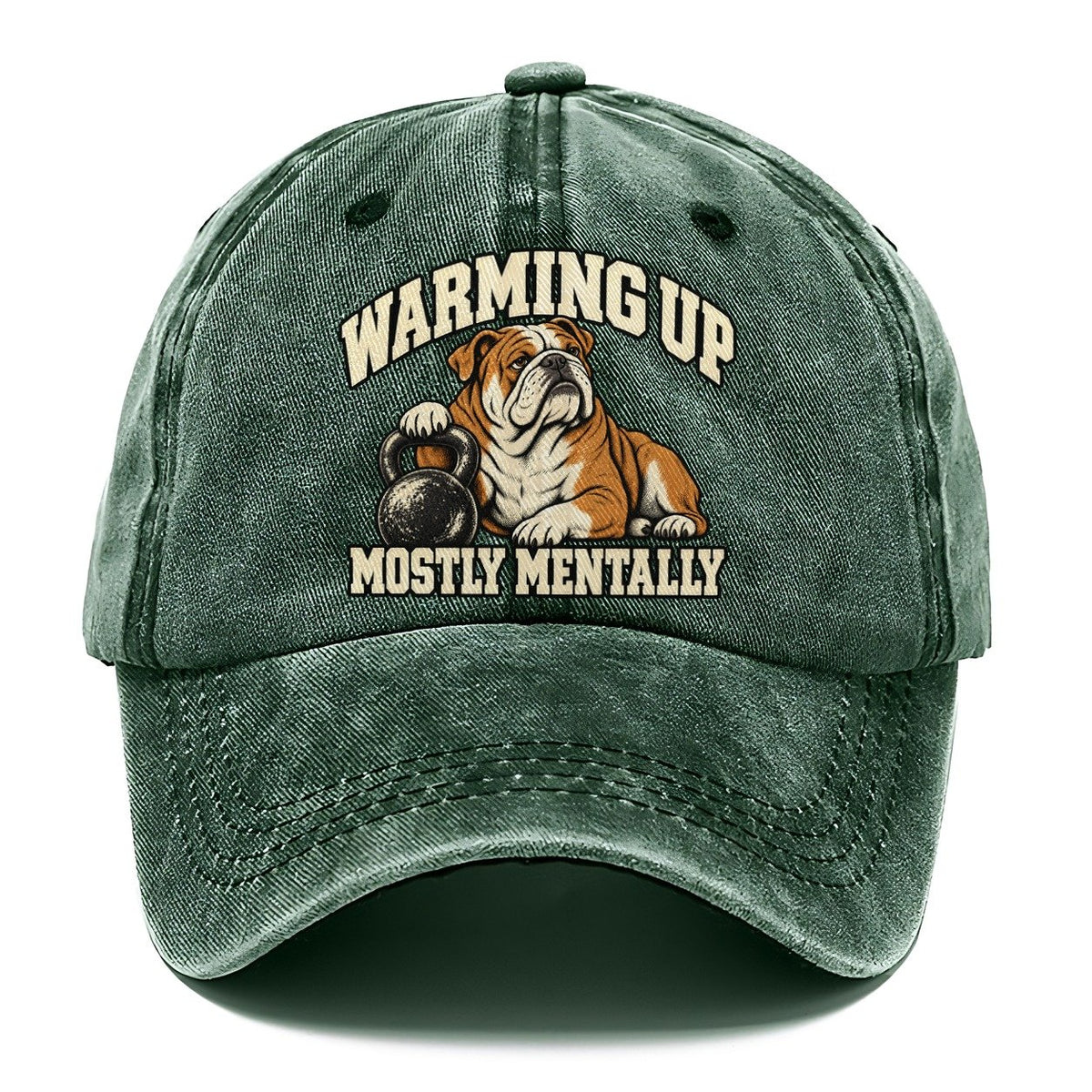 Bulldog Warmup Negotiations Character Club Classic Cap – Forest Mist