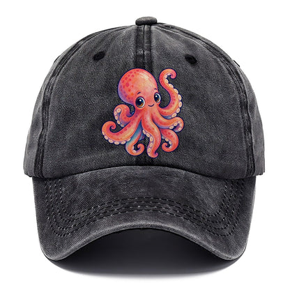 Octopus Tucked Curl Sea Sprite Classic Cap – Graphite