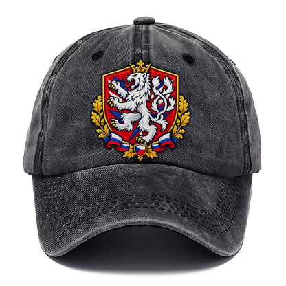 Czech Republic Heraldic Crest Country Logos Classic Cap – Graphite