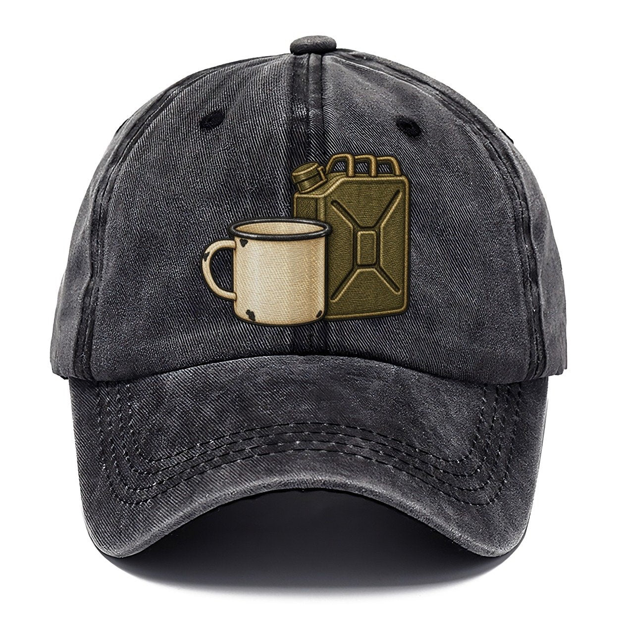 Enamel Camp Mug And Fuel Can Off Roading And Overlanding Classic Cap – Graphite