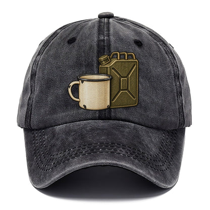 Enamel Camp Mug And Fuel Can Off Roading And Overlanding Classic Cap – Graphite