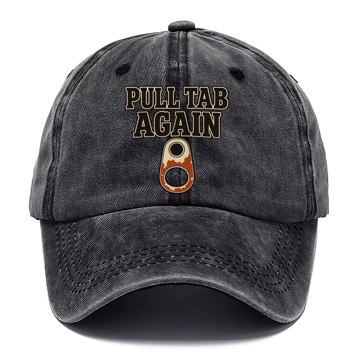 Pull Tab Again Treasure Hunting Classic Cap – Graphite