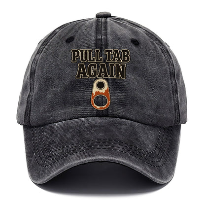 Pull Tab Again Treasure Hunting Classic Cap – Graphite