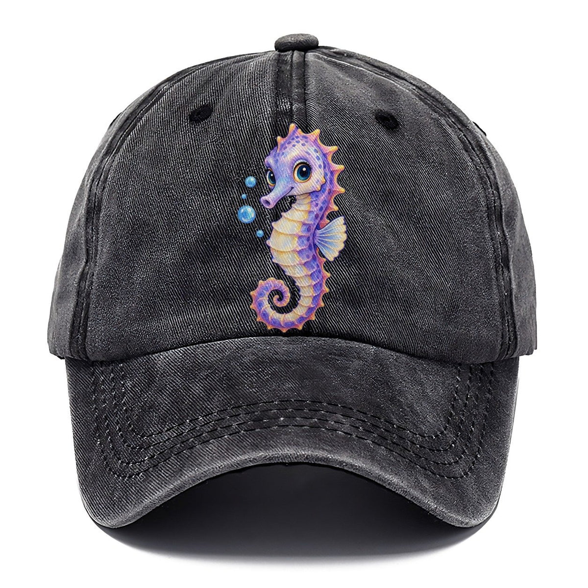 Seahorse Three Quarter Drift Sea Sprite Classic Cap – Graphite