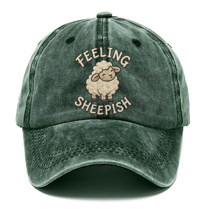 Sheep Animal Puns Classic Cap – Forest Mist