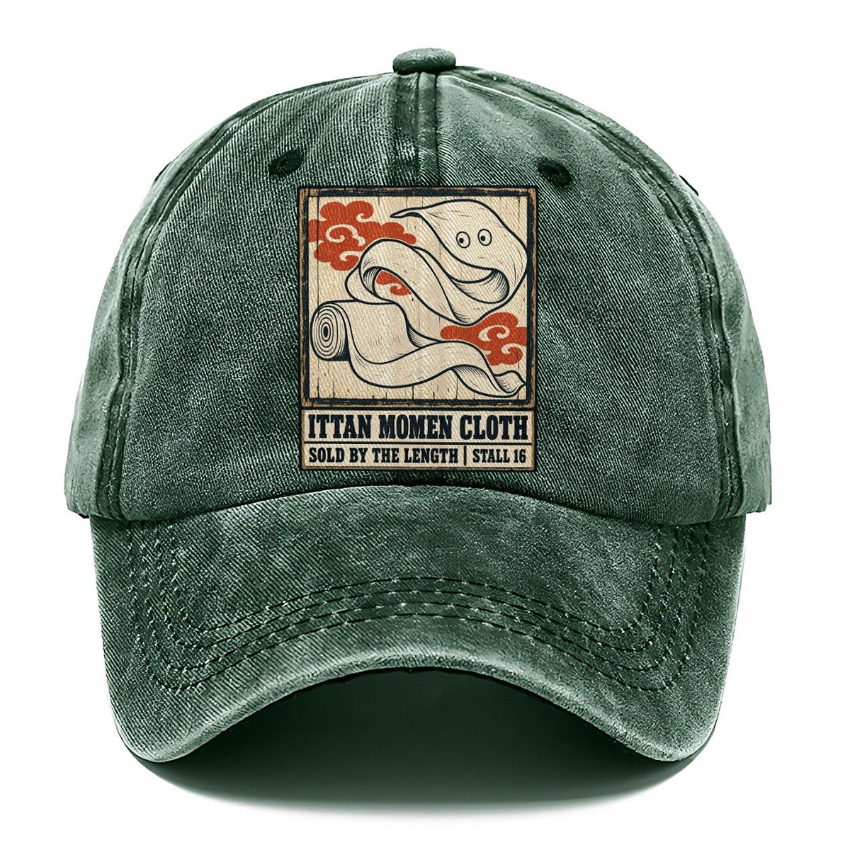 Ittan Momen Cloth Yokai Night Market Classic Cap – Forest Mist
