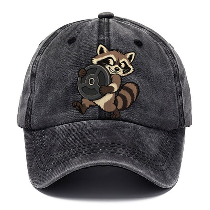 Raccoon Plate Thief Animal Lifters Classic Cap – Graphite
