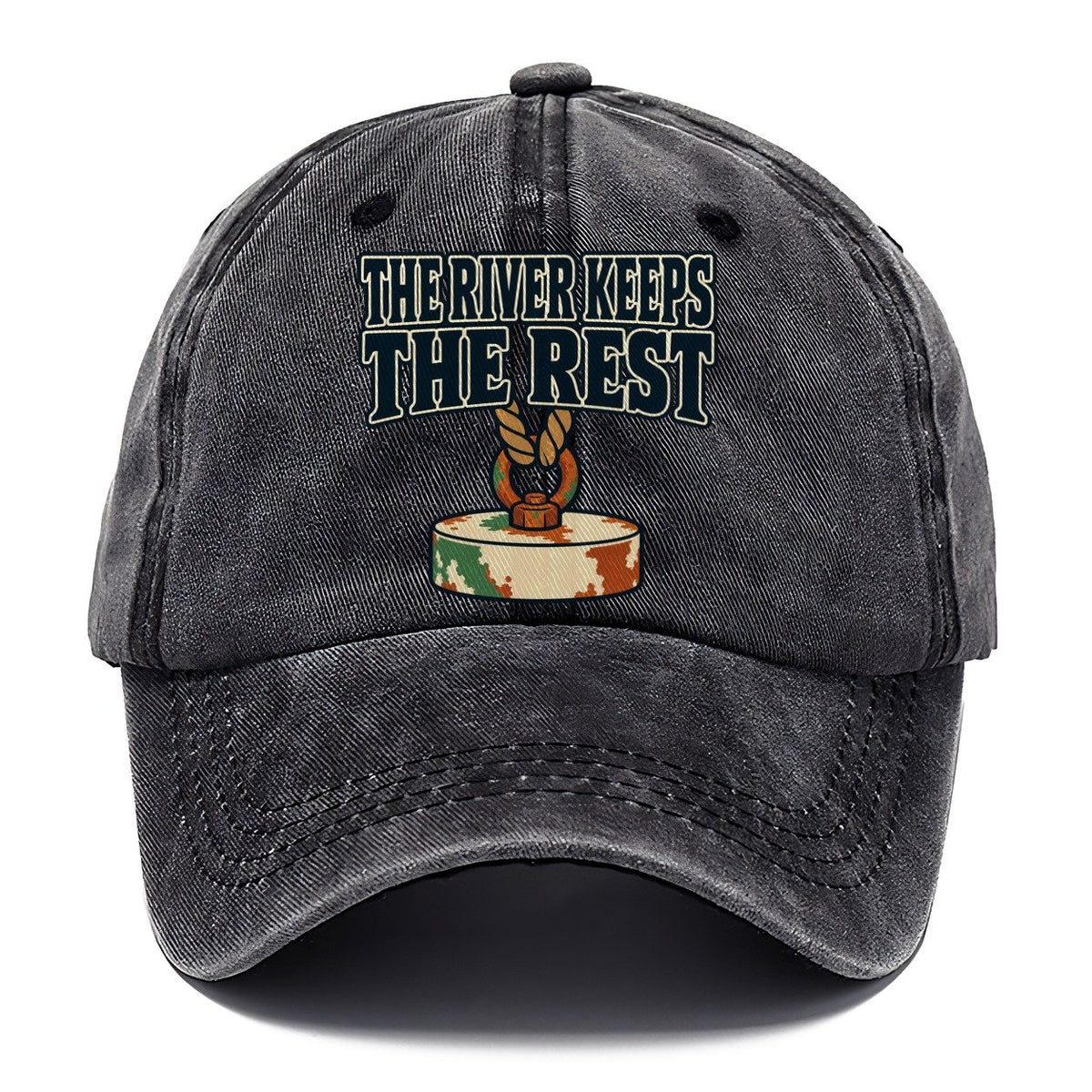 The River Keeps The Rest Treasure Hunting Classic Cap – Graphite