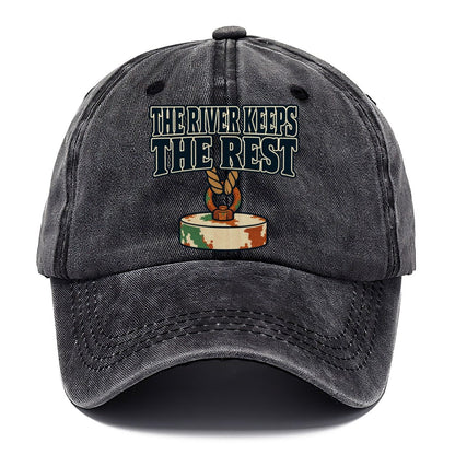 The River Keeps The Rest Treasure Hunting Classic Cap – Graphite