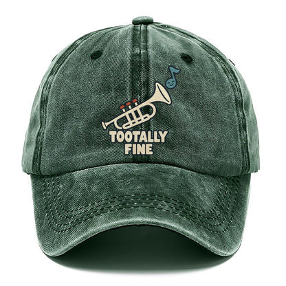 Tootally Fine Familiar Punchlines Classic Cap – Forest Mist