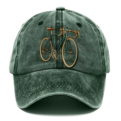 Road Bicycle Front Turn Pastimes Companions Classic Cap – Forest Mist