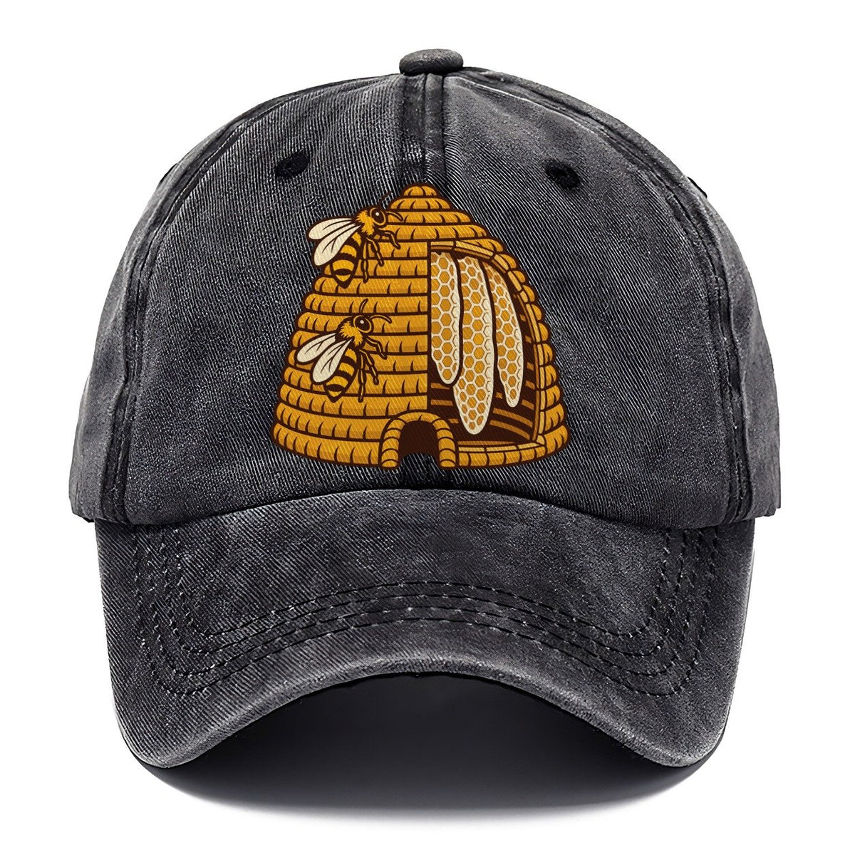 Skep Cutaway Mark Beekeeping Classic Cap – Graphite