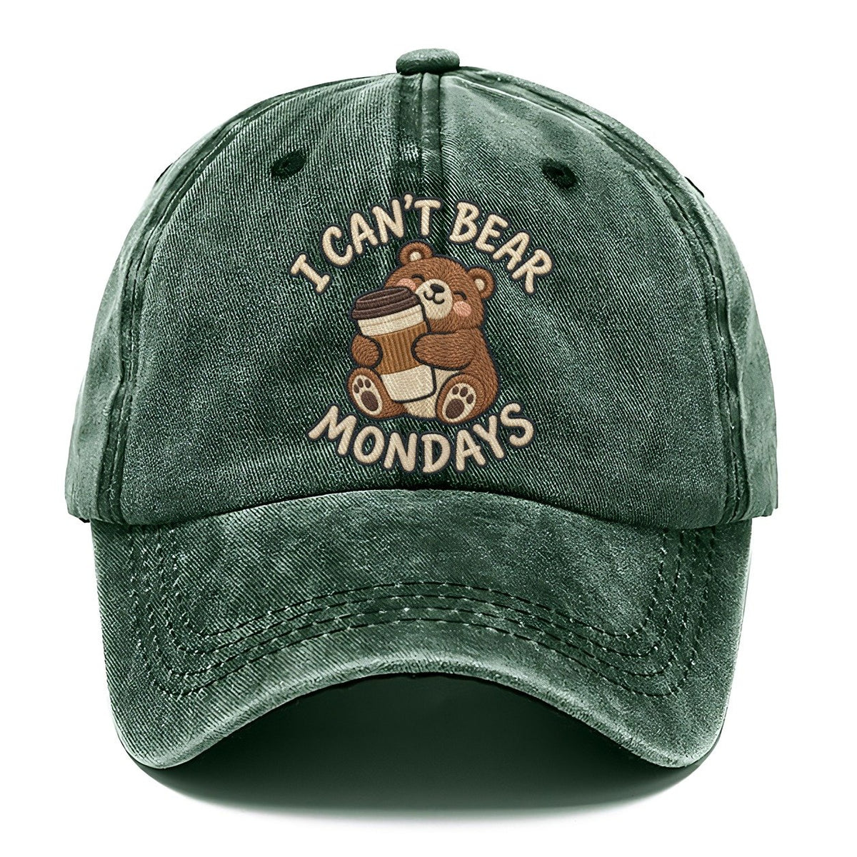 Bear Animal Puns Classic Cap – Forest Mist