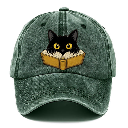 Black Cat Open Book Fan Favorites Classic Cap – Forest Mist