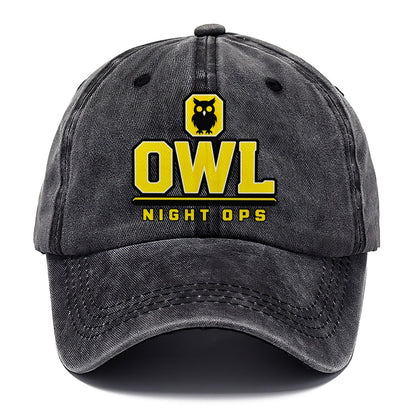 Owl Night Ops Heavy Duty Classic Cap – Graphite