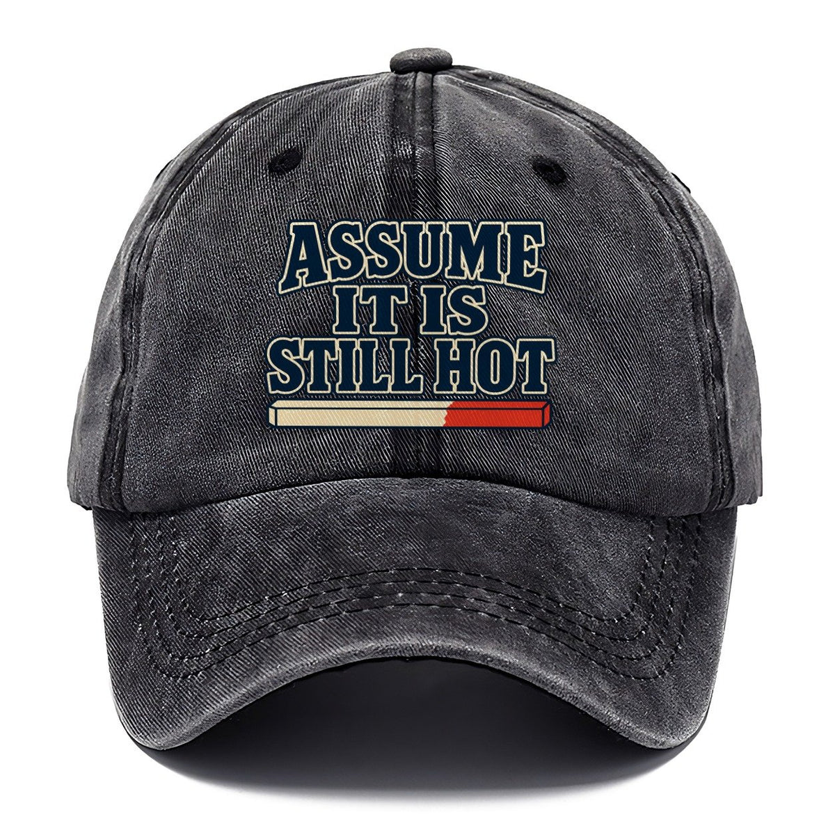 Assume It Is Still Hot Blacksmithing Classic Cap – Graphite