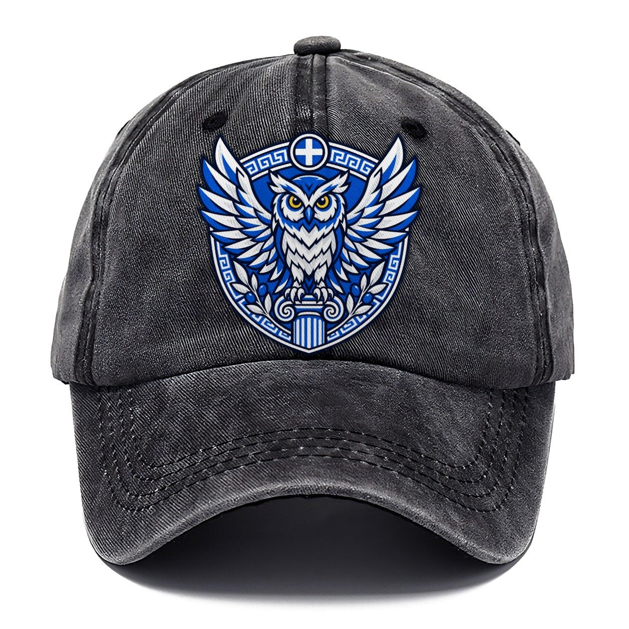 Greece Minimal Emblem Country Logos Classic Cap – Graphite